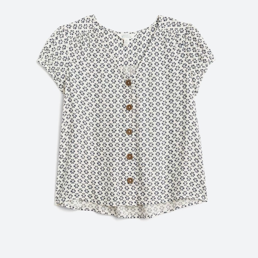 Market & Spruce button down top, size M